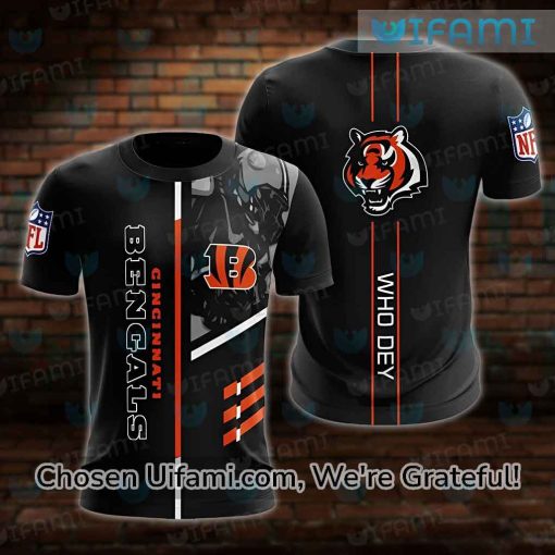 Cincinnati Bengals Tee Shirt 3D Alluring Who Dey Bengals Gift