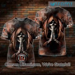 Cincinnati Bengals Tshirts 3D Grim Reaper Unique Bengals Gifts