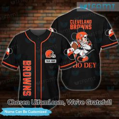 Cleveland Browns Baseball Jersey Mickey Personalized Cleveland Browns Gift
