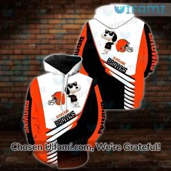 Cleveland Browns Hoodie 3D Discount Snoopy Cleveland Browns Gift
