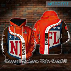 Cleveland Browns Hoodie Mens 3D Surprise Gifts For Browns Fans