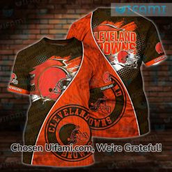 Cleveland Browns Shirt 3D Dazzling Cleveland Browns Fathers Day Gifts