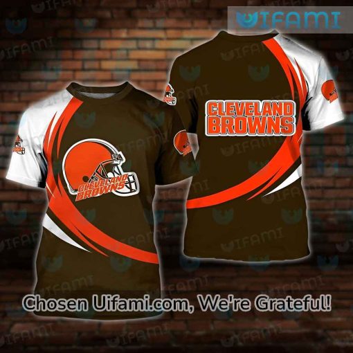 Cleveland Browns Shirt Women 3D Special Cleveland Browns Gifts For Her