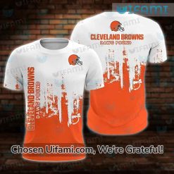 Cleveland Browns Tee Shirts 3D Spell-binding Dawg Pound Browns Football Gifts