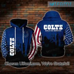 Colts Hoodie 3D Funniest USA Flag Indianapolis Colts Gift