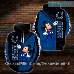 Colts Hoodie Mens 3D Brilliant Mickey Indianapolis Colts Gifts For Him