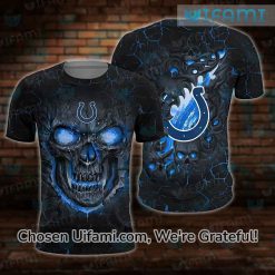 Colts Shirts Mens 3D Practical Lava Skull Colts Gifts For Christmas