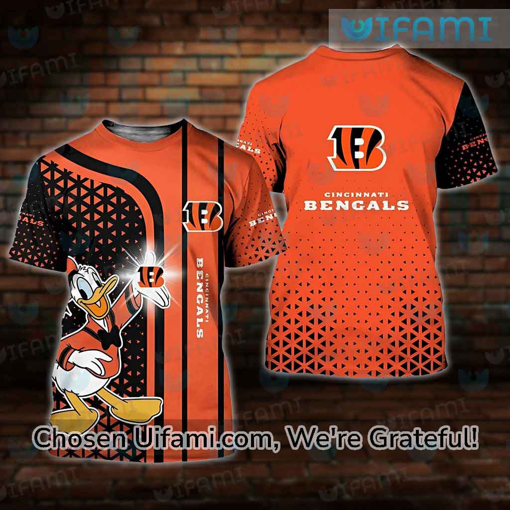 Cool Bengals Shirts 3D Thrilling Donald Duck Cincinnati Bengals