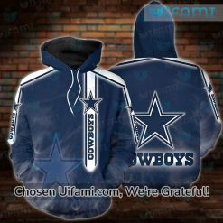 Cowboys Hoodie Womens 3D Thrilling Dallas Cowboys Gifts For Him