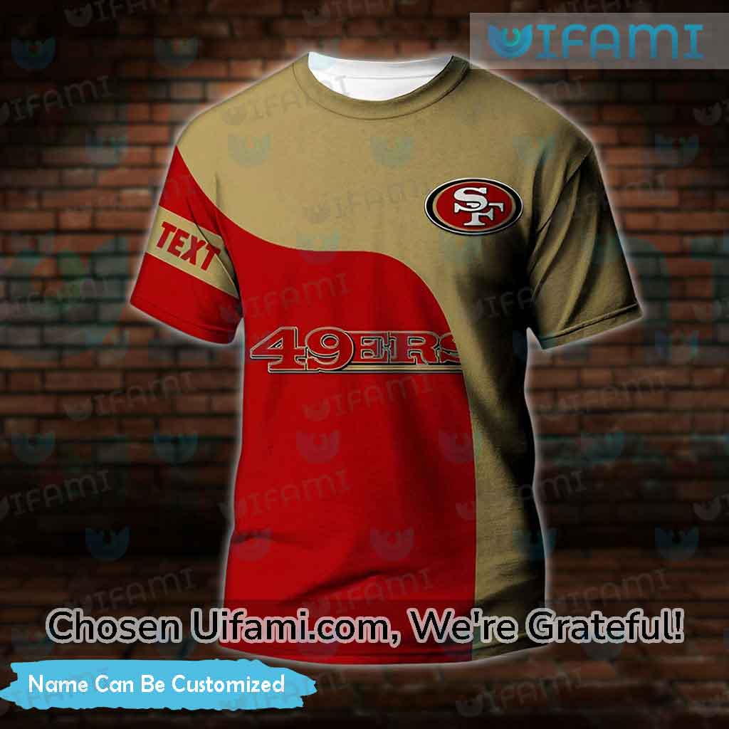 Personalized 49ers Shirt Mens 3D Spell-binding 49ers Gifts For Dad -  Personalized Gifts: Family, Sports, Occasions, Trending