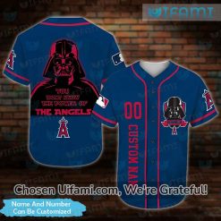 Custom Angels Baseball Jersey Awesome Darth Vader Los Angeles Angels Gifts