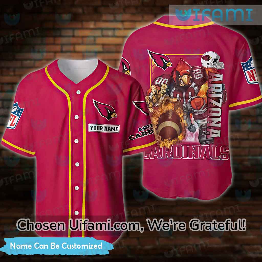 Arizona Cardinals Baseball Jersey NFL Fan Gifts Custom Name and