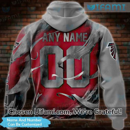 Custom Atlanta Falcons Mens Hoodie 3D Memorable Skull Falcons Gift