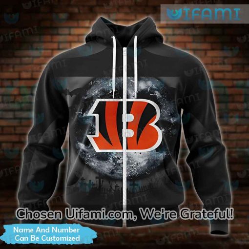 Custom Bengals Jersey Hoodie 3D Mesmerizing Halloween Cincinnati Bengals Gift