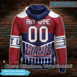 Custom Black NY Giants Hoodie 3D Exciting Spirit Up New York Giants Gift 3