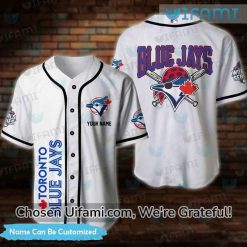Custom Toronto Blue Jays Clothing 3D Breast Cancer Blue Jays Gift