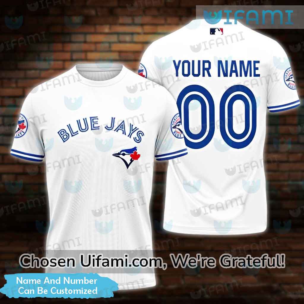 Custom Toronto Blue Jays Clothing 3D Breast Cancer Blue Jays Gift