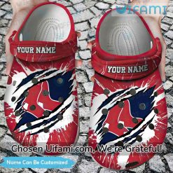 Custom Boston Red Sox Crocs Unique Red Sox Gifts 1