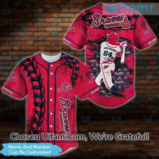 Custom Braves Baseball Jersey Breathtaking Atlanta Braves Christmas Gifts