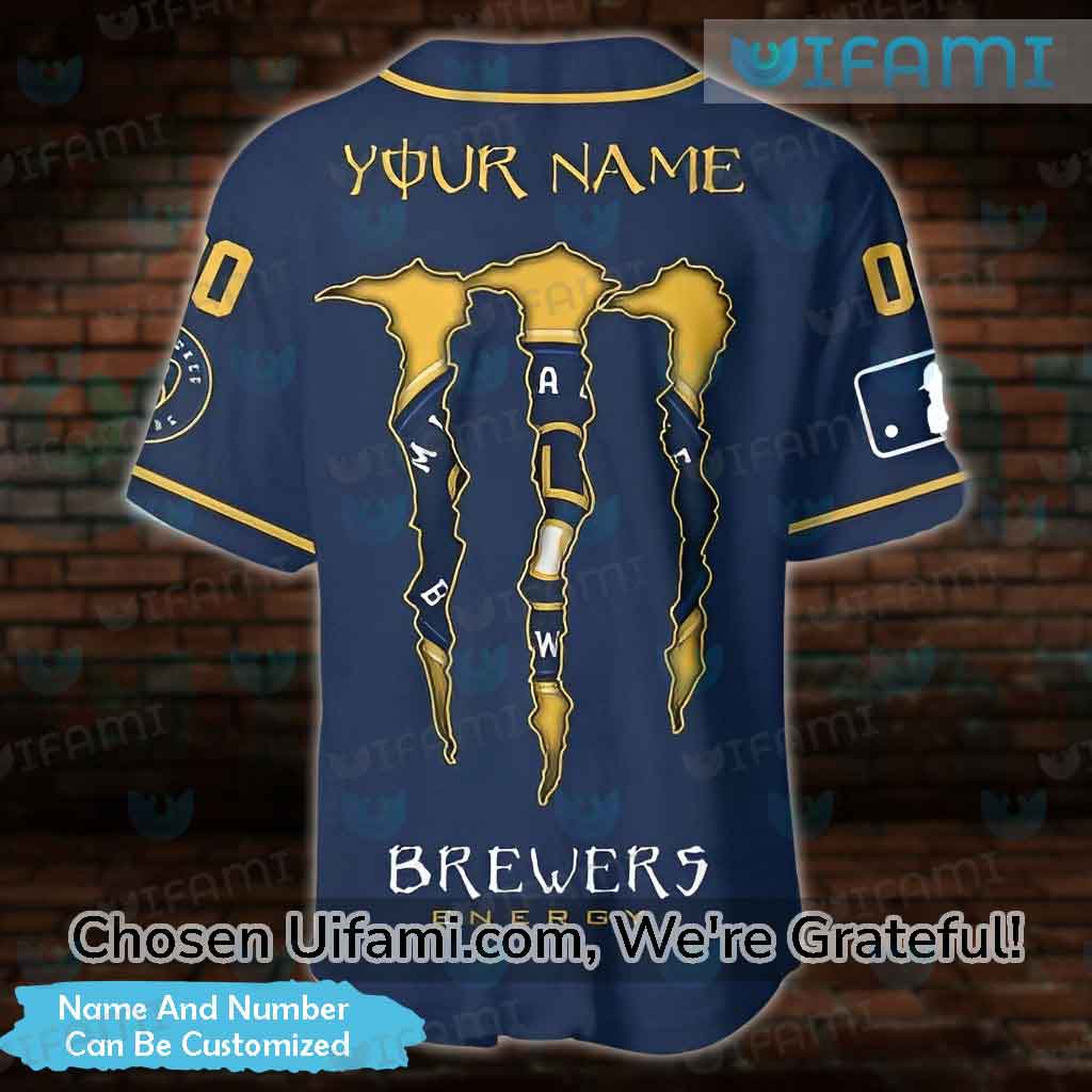 Custom Brewers Baseball Jersey Tempting Milwaukee Brewers Gift -  Personalized Gifts: Family, Sports, Occasions, Trending