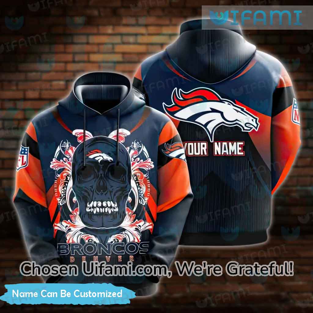 Vintage Broncos Hoodie 3D Important Skull Denver Broncos Gift -  Personalized Gifts: Family, Sports, Occasions, Trending