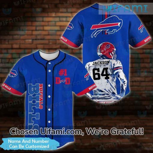 Custom Buffalo Bills Baseball Jersey Latest Buffalo Bills Fathers Day Gifts