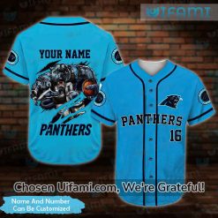 Custom Carolina Panthers Baseball Jersey Wonderful Carolina Panthers Gift 1