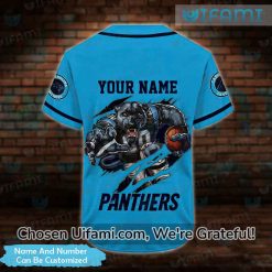 Carolina Panthers NFL 3D Custom Name Number Metallica Baseball Jersey M | PrintWizards Store