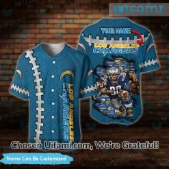 Custom Chargers Baseball Jersey Inspiring Los Angeles Chargers Gift Ideas