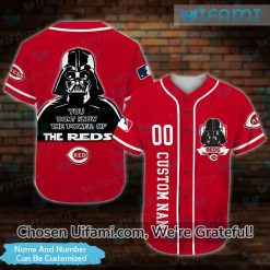 Custom Cincinnati Baseball Jersey Promising Darth Vader Cincinnati Reds Gift