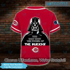 Custom Cincinnati Baseball Jersey Promising Darth Vader Cincinnati Reds Gift 3