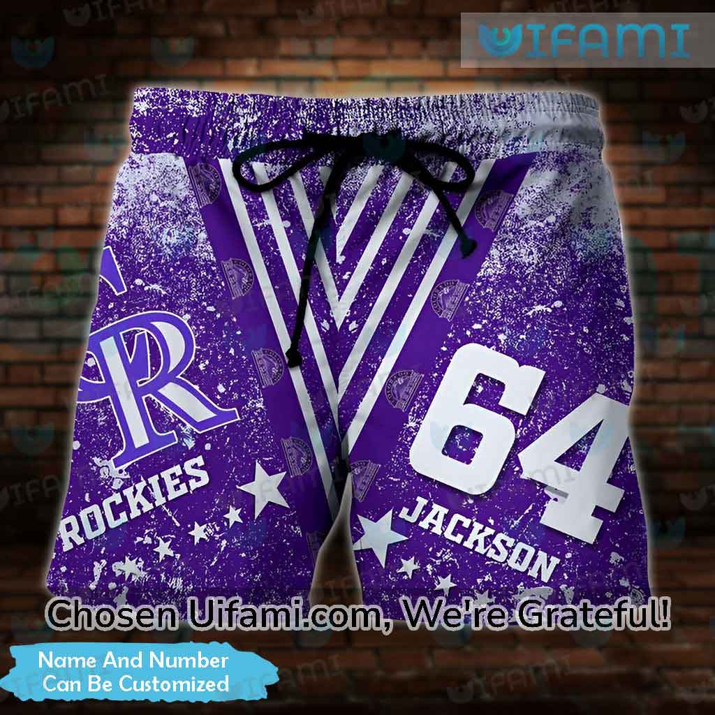 Colorado Rockies MLB Custom Number And Name 3D T Shirt Gift For