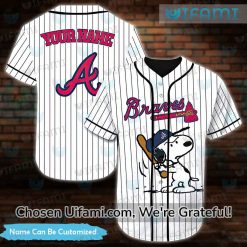 Custom Custom Atlanta Braves Jersey Worthwhile Snoopy Braves Gift