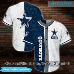 Custom Dallas Cowboys Baseball Jersey Thrilling Cowboys Gift