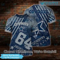 Custom Dallas Cowboys Tee Shirt 3D Magnificent Cowboys Fathers Day Gifts