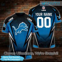 Custom Detroit Lions 313 Shirt 3D Tempting Detroit Lions Valentines Gifts
