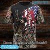 Custom Diamondbacks Womens Shirts 3D Hunting Camo Flag Arizona Diamondbacks Gift