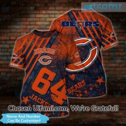 Custom Funny Chicago Bears Shirt 3D Astonishing Chicago Bears Christmas Gifts