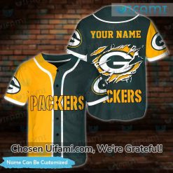 Custom Green Bay Packers Baseball Jersey Terrific Packers Gift