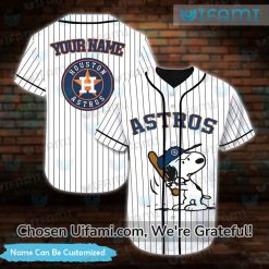 Custom Houston Astros Jersey Snoopy Houston Astros Gift Ideas
