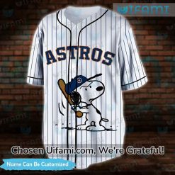 Custom Houston Astros Jersey Snoopy Houston Astros Gift Ideas - Personalized  Gifts: Family, Sports, Occasions, Trending