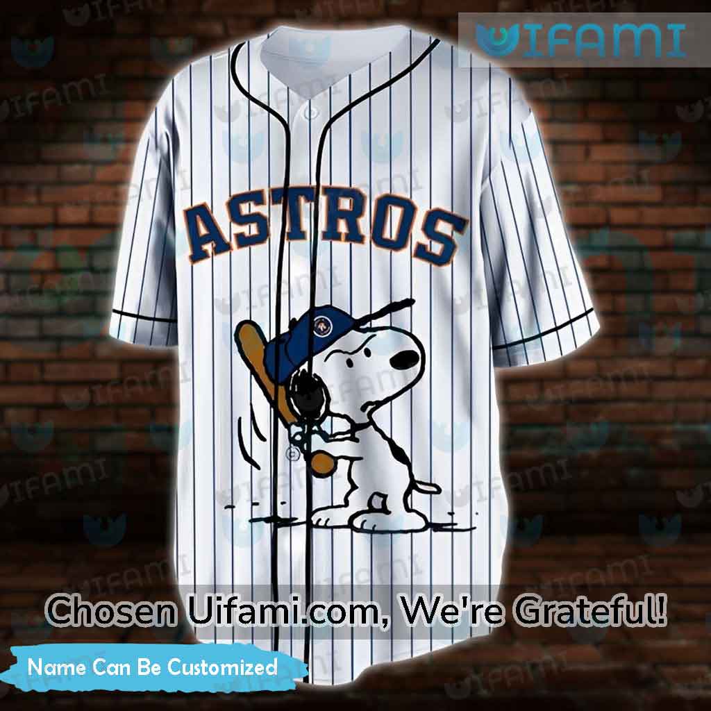 Houston Astros Custom Name & Number Baseball Shirt Best Gift For
