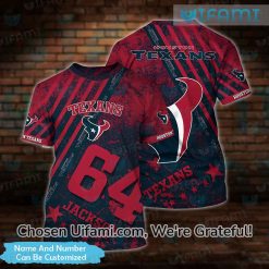 Custom Houston Texans Womens Shirt 3D Awe-inspiring Texans Gifts For Him
