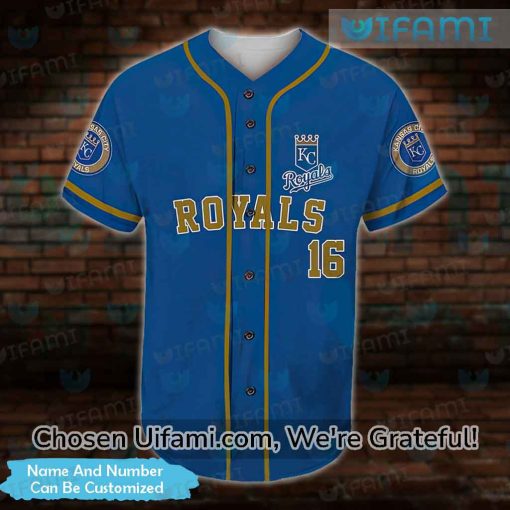 Custom Kansas City Baseball Jersey Wonderful Royals Gift