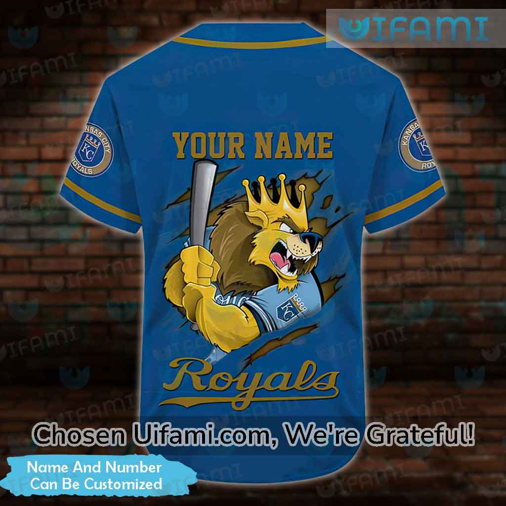 Kansas City Royals Custom Name & Number Baseball Shirt Best Gift