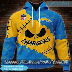 Custom LA Chargers Hoodie 3D Vibrant Los Angeles Chargers Gifts 4