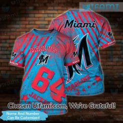 Custom Marlins Shirt 3D New Miami Marlins Gifts