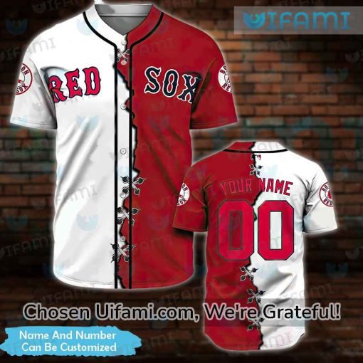 Custom Men Red Sox Jersey Rare Boston Red Sox Gift Ideas