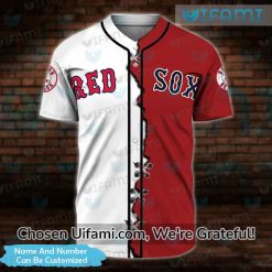 Custom Men Red Sox Jersey Rare Boston Red Sox Gift Ideas