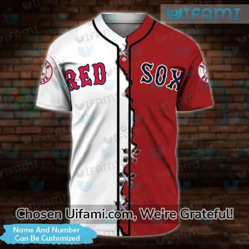 Custom Men Red Sox Jersey Rare Boston Red Sox Gift Ideas